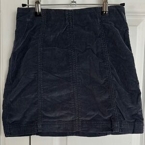 Free People Blue Mini Pencil Skirt for Casual Wear